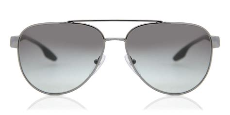 prada gunmetal fashion sunglasses 5av3m1|Amazon.com: Prada PS54TS LIFESTYLE 5AV3M1 58M .